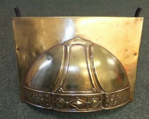 Victorian brass fireplace - victorian,