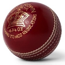 JUNIOR Cricket Ball Match Quality Hand Stitched Leather Hard Cricket Ball 4.75oz