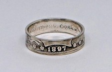 COIN RING MADE FROM 1800s