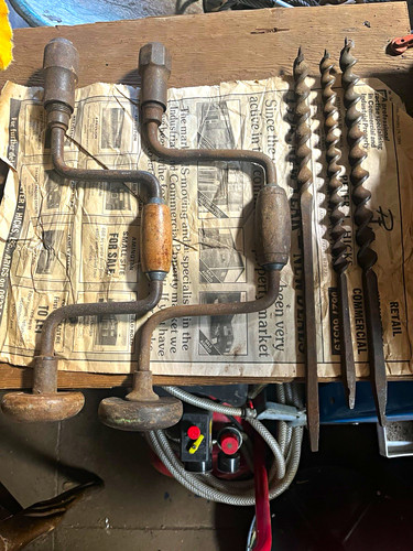 Vintage original metal brace - metal, &