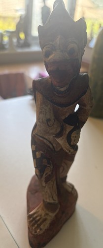 Vintage hand carved wood - hand,