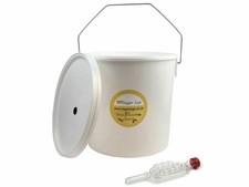 10 Litre Food Grade Fermentation Vessel Bucket Bin & Airlock Fermenting Homebrew