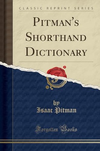Pitman shorthand dictionary - pitman's,