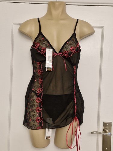 Black dark pink - black, &