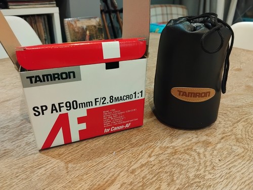 Unused box tamron sp - ], af