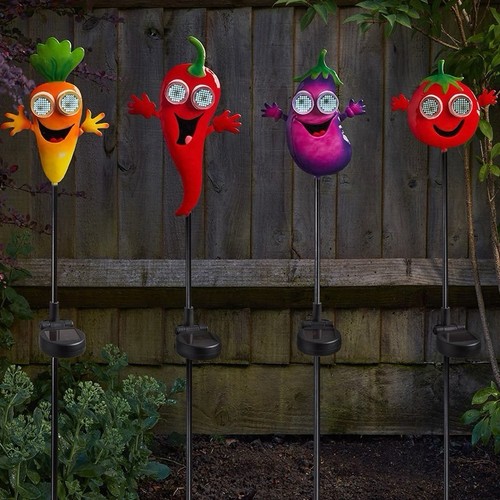 Blinking solar vegetable path - blinking,