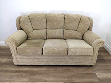 SOFA 3 Seater Beige Floral