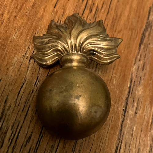Military brass grenade design - military,