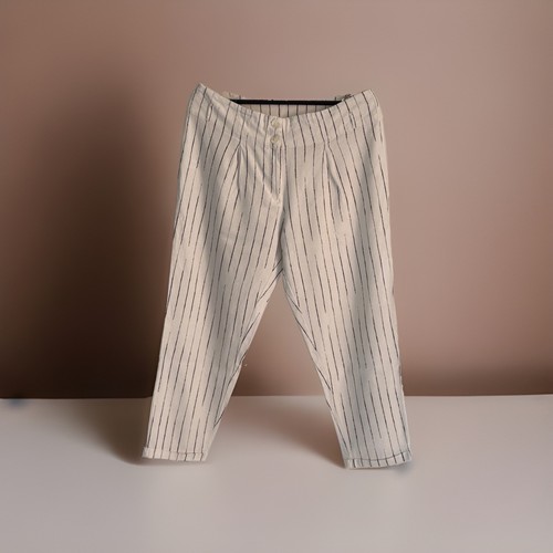 Woman white black striped - black,