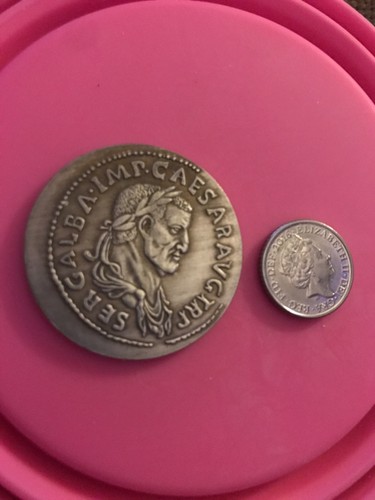 Ancient roman coin - coin, caesar