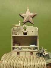 Small Painted Wall Shelf Unit