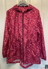 Bright pink hooded Bonmarche