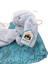 Jellycat Bashful Blue Bunny Soother Plush Toy Zachery T2348 MR04