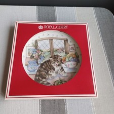 Royal Albert The Country Kitten Plate Curiosity 3 boxed Vintage Collectable Gift