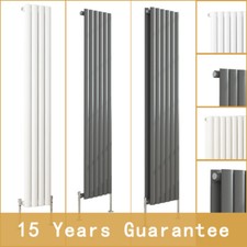 Designer Radiator Vertical Oval Column Upright Heating Panel Rads Single Double