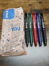 Pilot 0.7 mm Frixion Erasable Retractable Rollerball Tip - 2 Black/1 Red/1 Gree