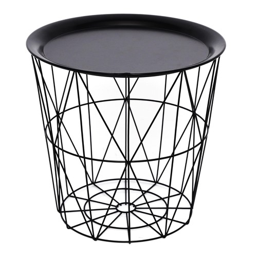 Black metal geometric - metal, wire