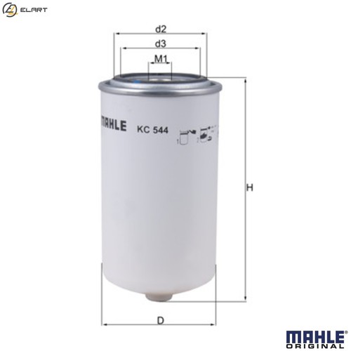 Fuel filter 544 for avia - kc,