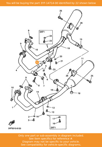 Yamaha gasket muffler - yamaha,
