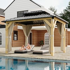 10'X12' Outdoor Wood Pergola