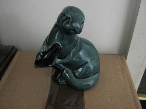 Vintage poole pottery otter - pottery,