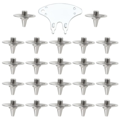 22pcs metal cricket spikes - metal,