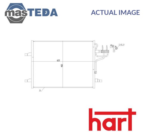 619 066 air con - 619, condenser