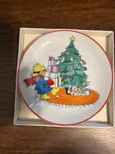 A Year With Paddington Bear Christmas 1979 - Limited Edition Plate With Box