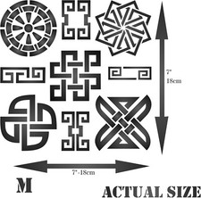 Asian Stencil 7 x 7 inch