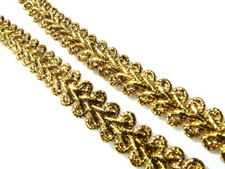 Gold 10 mm Wide Double Scroll