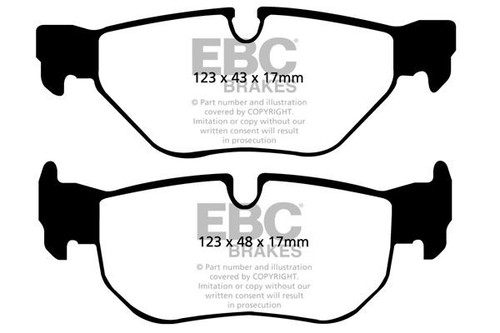 Ebc ultimax rear - brake, pad