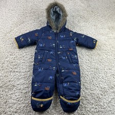 Carters 3-6M lions bears woodland monkey snow suit pram coat puffer bunting