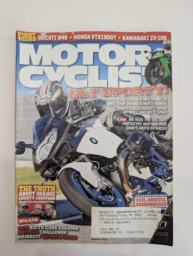 Motorcyclist magazine march - motorcyclist,