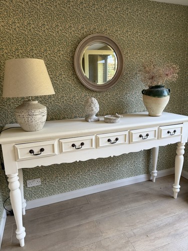 Large vintage cream - , painted