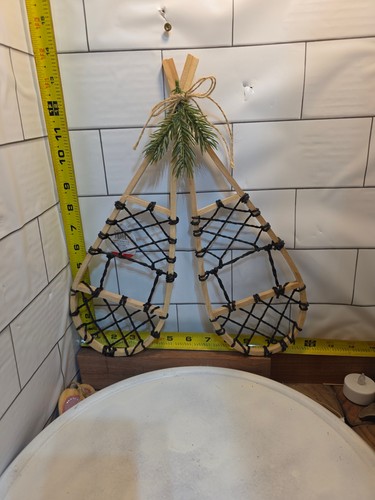 Nwt decorative wood snowshoe - nwt,