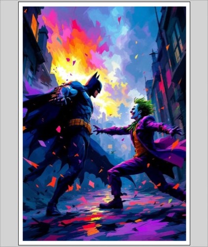 Superheroes print - superheroes, a4