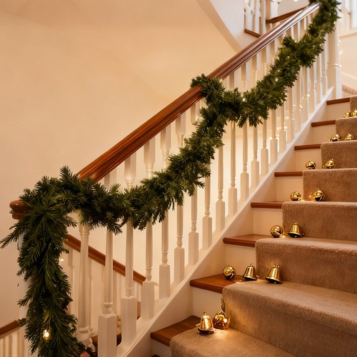 9ft norfolk pine - 6/9ft, garland