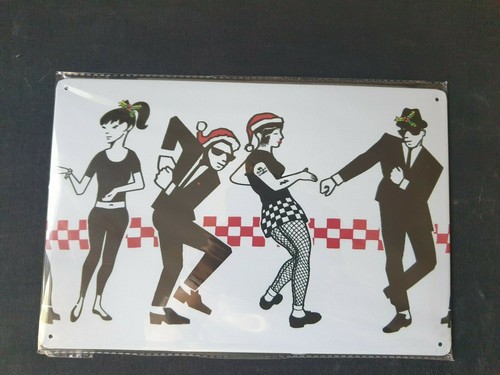 Ska christmas metal sign - christmas,