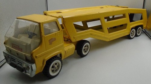 Vintage yellow tonka truck - yellow,