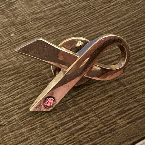 Cancer research pin - , badge