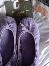 Slippers Women's Size 7 Lavender Colour