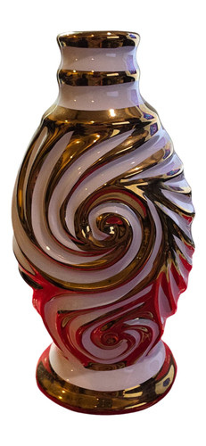 Vintage swirl gold red - swirl, &