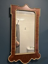 Handmade Elegant vintage mirror Wooden frame Antique look Used Beautiful piece