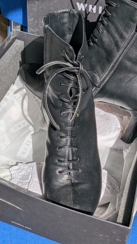 Used whistles leather lace - leather, zip