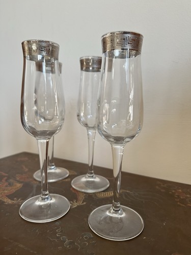 Vintage champagne flutes - flutes, with