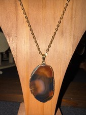 Maroon Agate Slice Natural