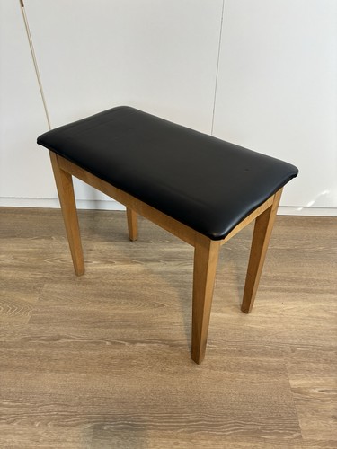 Vintage wooden piano stool - wooden,