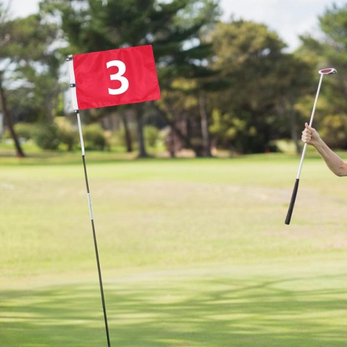 Golf flag red - flag,,