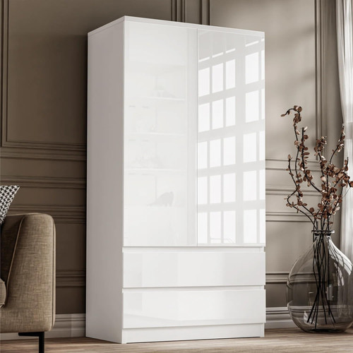 High gloss wardrobe for - gloss,