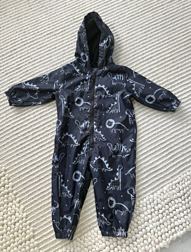 George dinosaur print hooded - print,
